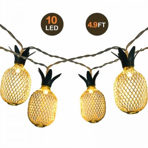 LED 灯 串 10LED varm hvid ananas streng lys
